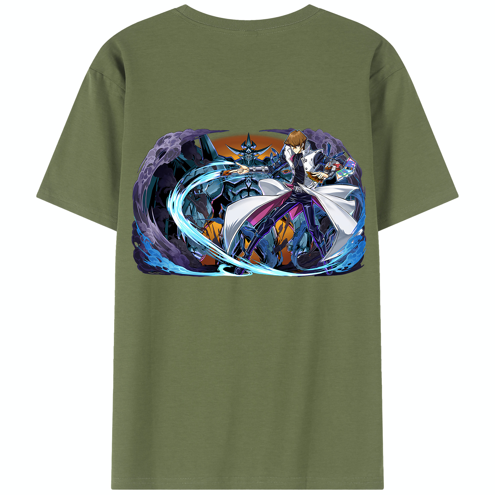 （画像用） 遊☆戯☆王 Yu-Gi-Oh! 綿100％半袖Tシャツ（背面プリント）